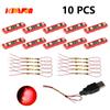 10Pcs 0.8Mm Pin Rgb Led Building Blocks Usb Lamp Diy Street Light City Electric Decorate 1X1 Brick Toy Compatible All Brands