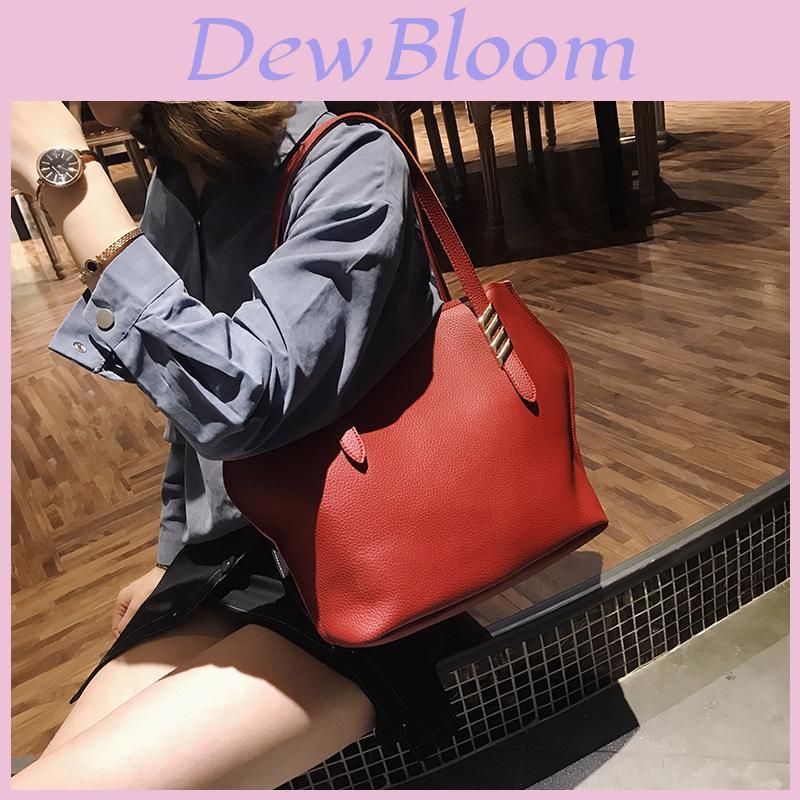 Stilvolle 4er-Packung Modische Damen Leder Schultertaschen Umhängetasche Satchel Handtasche Geldbörse Mit Handwerkskunst in Premium-Qualität