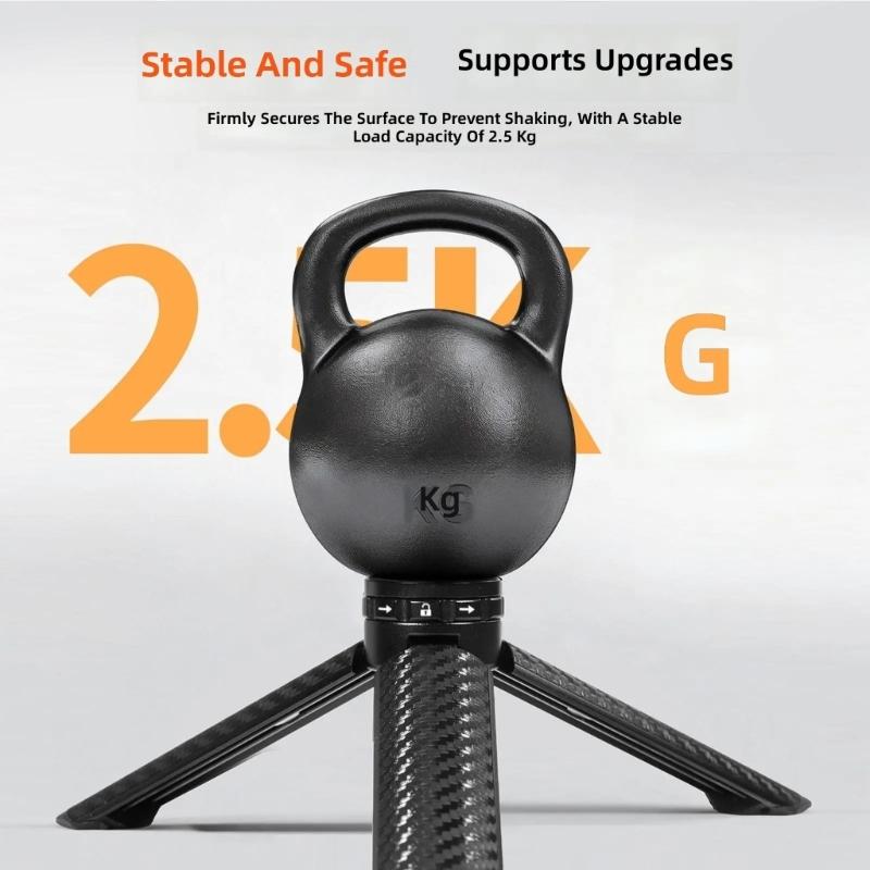 Compactly Aluminum Mini Tripod With Magnetic Base For Smartphones Cameras Action Cameras Stable Desktop Stand 2.5kg Load