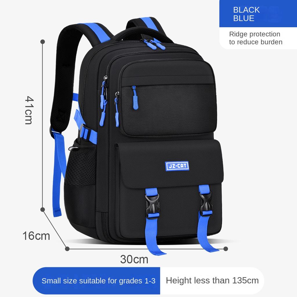 Ny Pojkars Ryggsäck Stor Kapacitet Kylskåpsdörr Vattentät Ryggsäck Skolväska för Grundskole- och Gymnasieelever