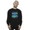 DC Comics Mens Batman Grid Gradient Sweatshirt