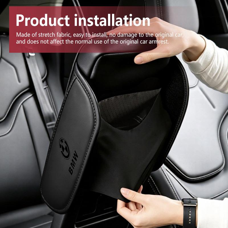 BKSN4 Car Center Console Armrest Box Pad Elbow Support Cushion For BMW X3 X5 M5 M3 E46 E90 E60 F10 E39 F30 E36 G30 E87 E70