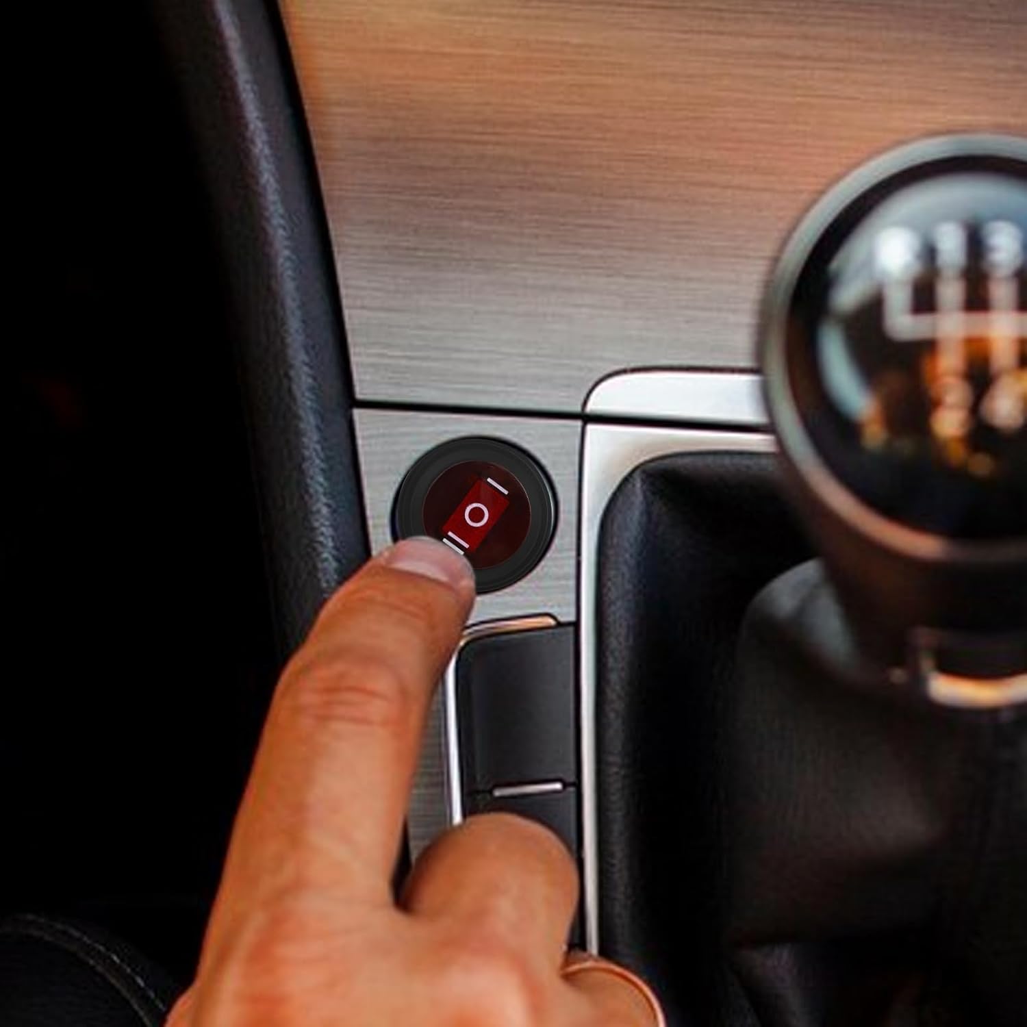 

WINOMO 3 Pin Round Rocker Toggle ON/Off Waterproof 6A/250V SPDT Switch Button for Truck Camper Auto Boat and More