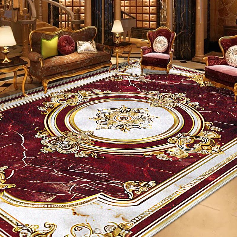Prachtig Retro Europees Tapijt Woonkamer Grote Oppervlakte Decoratie Bankgebied Vloerkleden voor Slaapkamer Garderobe Antislip Vloermatten