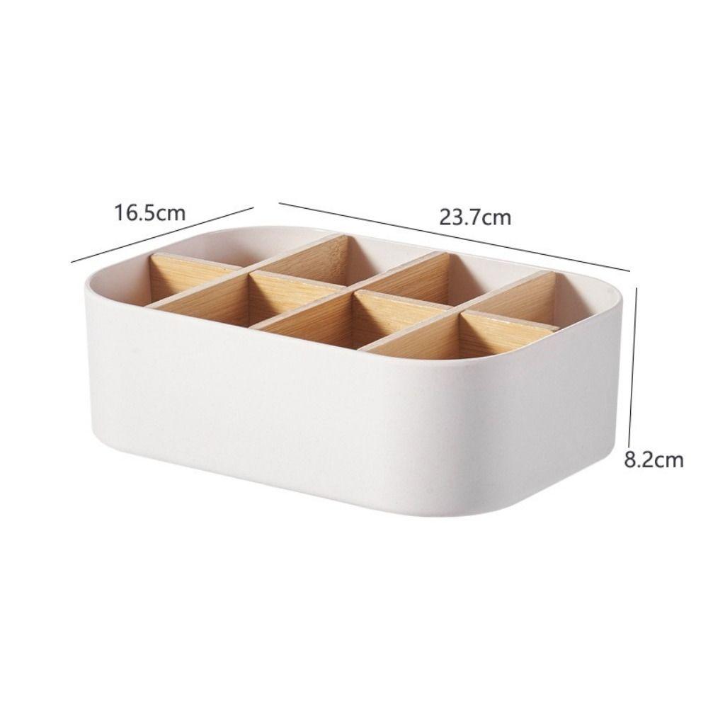 Przechowywanie Kosmetyków Pudełko do Przechowywania na Biurko Wielofunkcyjny Uchwyt na Pilot do TV Trwały Organizer do Salonu