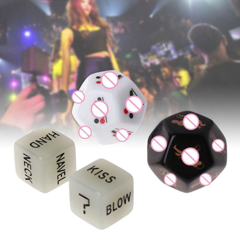4pcs/set Sides Sex Funny Dice Game Toy Set Adult Couple Bachelor Party Gift Love