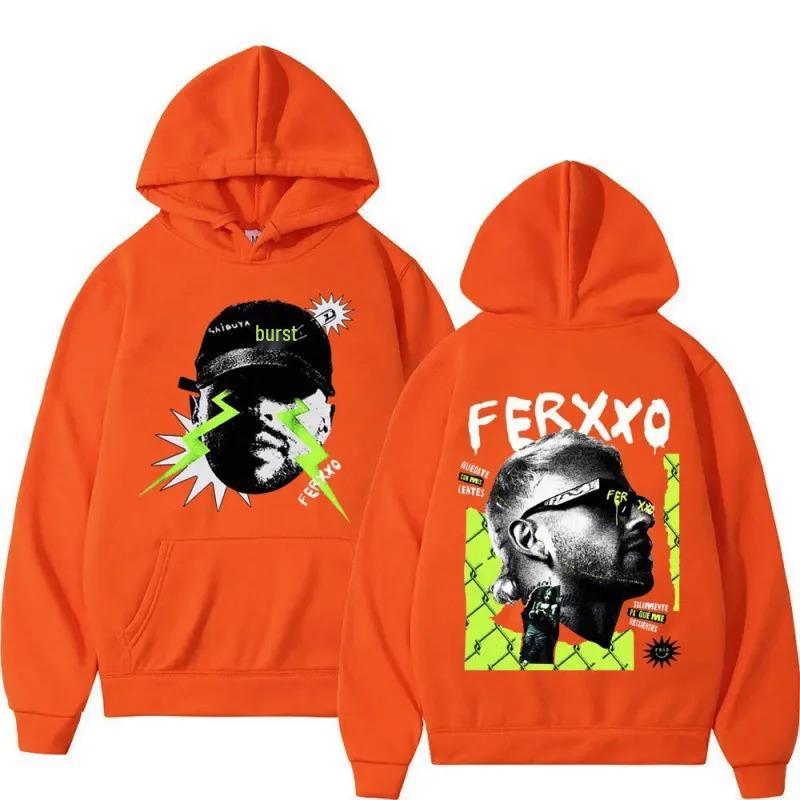 Feid Ferxxo European Size Men's Hoodies - Autumn/Winter Collection