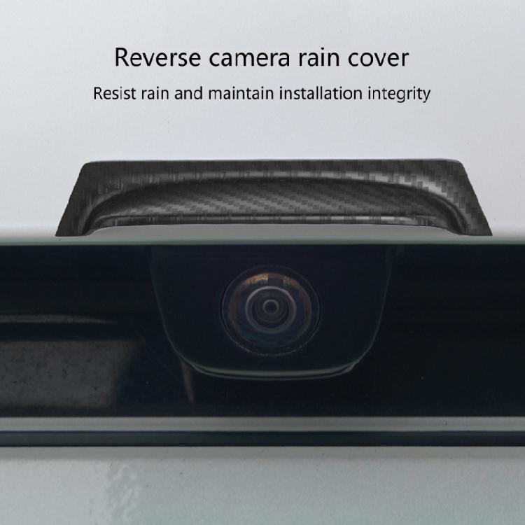Clear Imaging Car Backup Camera Rain Cover Guard Scratch Resistant ABS Construction Rainproof Universal Application
