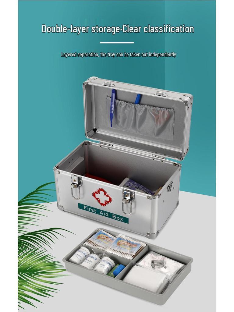 Comprehensive Household First Aid Kit & Emergency Storage Box