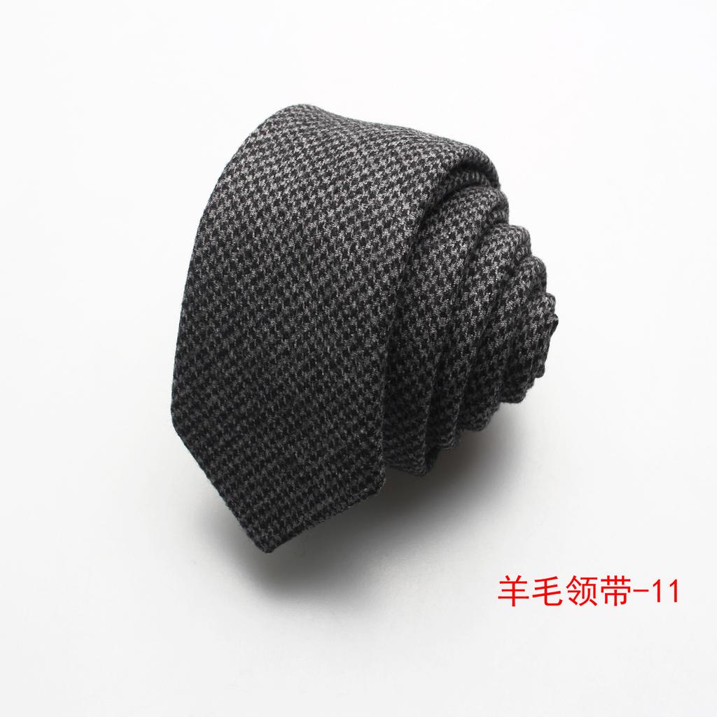 Men'S Business Dress Striped Wool Jacquard 5.5Cm Men'S Tie, Groom Best Man Suit Tie Men'S