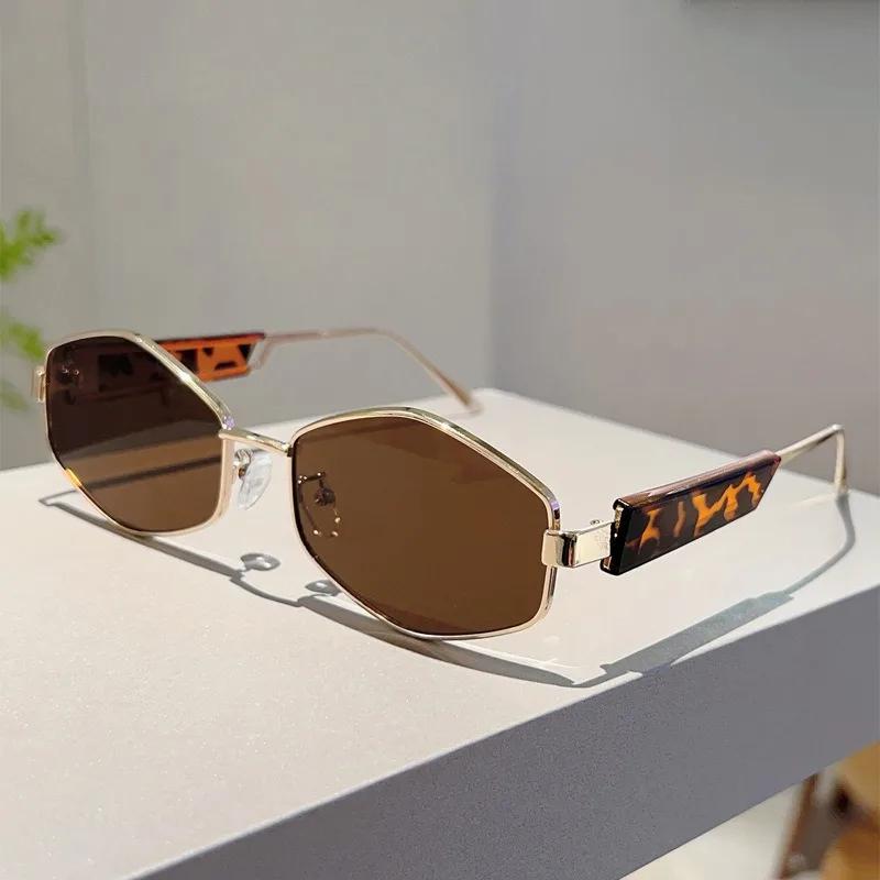 Fashion Hexagon Sunglasses Women  Luxury Brand Design Unique Polygon Sun Glasses Men Vintage Small Frame Eyewear Shades