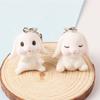 Car Interior Accessories Resin Rabbit Key Chain Key Rings Key Chain Pendant Keyring Ornaments