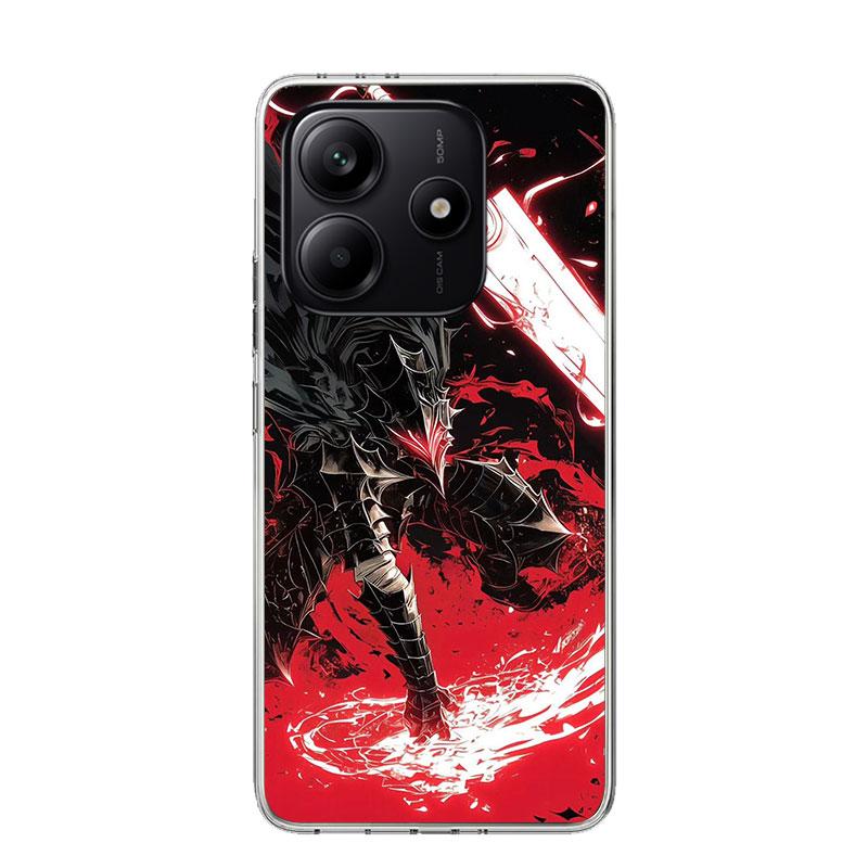 G-Guts B-Berserks Anime Phone Case For Xiaomi Redmi Note 15 14 13 12S 12 Pro Plus 11S 11E 11 11T 10S 10 Art Soft Pattern Cover R