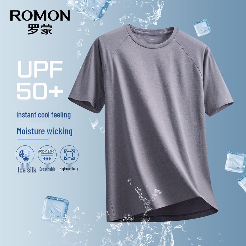 ROMON Men s UPF50+ Sun Protection Cooling T-Shirt XL