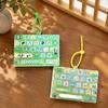 Panda 26 Keys Keyboard Keychain Cartoon Keyboard Clicker Keychain  Backpack Decor