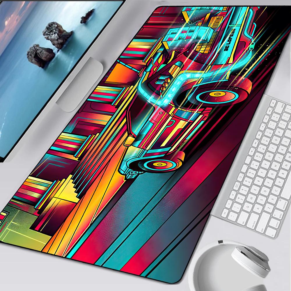 Ritorno al Futuro Tappetino Mouse Tappetino Gomma Laptop Mousepad XXL Quaderno Giocatore Tavolo Computer Accessori Gaming