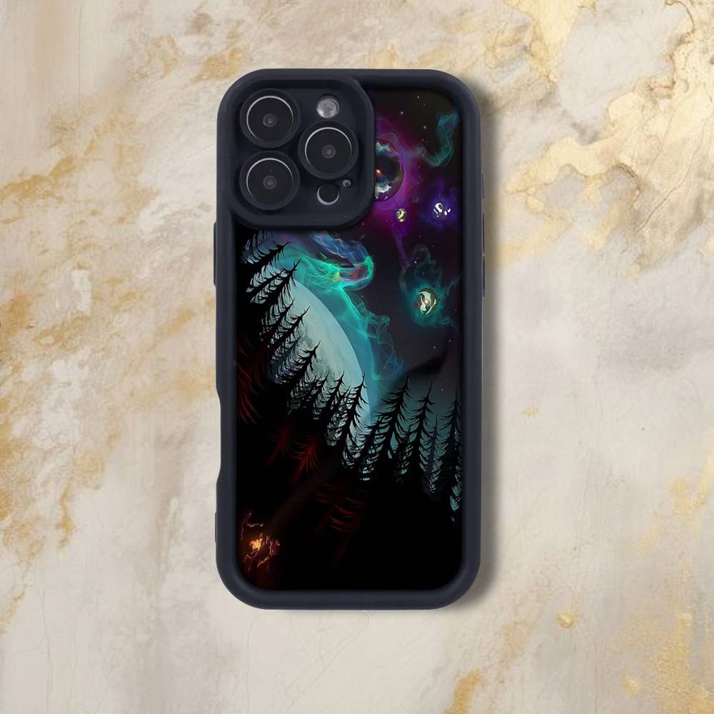 O-Outer W-Wilds Cool Phone Case For iPhone 17,16,15,14,13,12,Pro,Max,Plus,E,SE4,Air, emery Black Full Coverage TPU