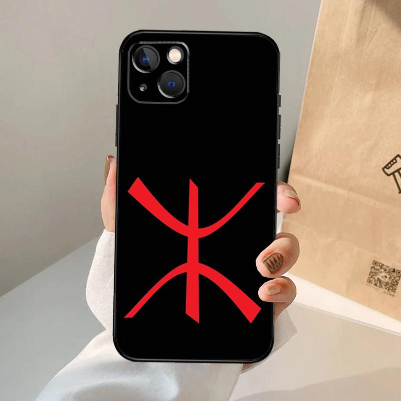 Amazigh Symbol Berber Akademie Handyhülle Für iPhone 17 Air 16 15 13 11 12 14 Pro Max 13 12 mini 15 16 Plus 16e Hülle Coque