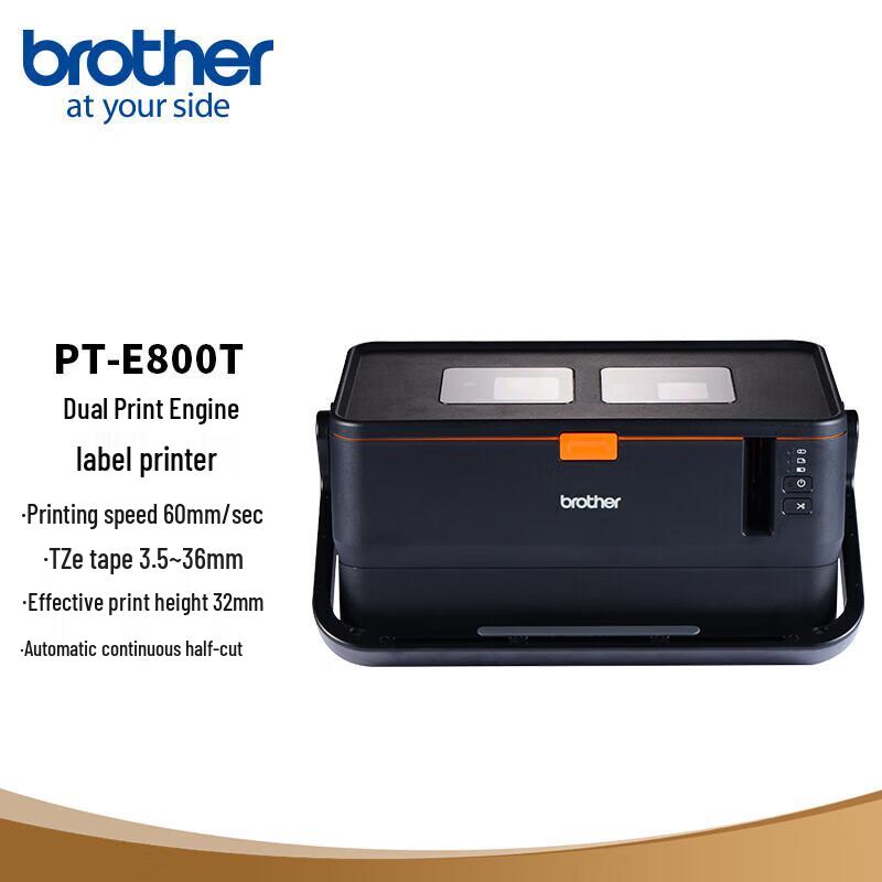 Brother PT-E800T Industrial Label and Wire Marker Printer