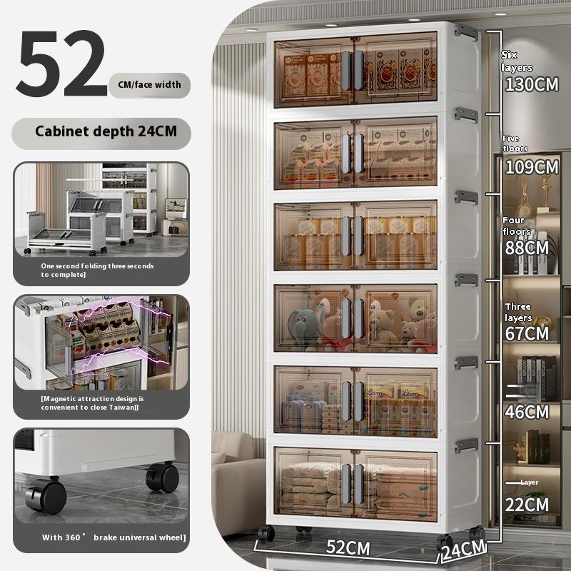 Apverčiama daiktadėžės laikymo spintelė, sulankstoma plastikinė spinta, tarpvalstybinė drabužių organizavimo dėžutė namams, miegamojo spintelė