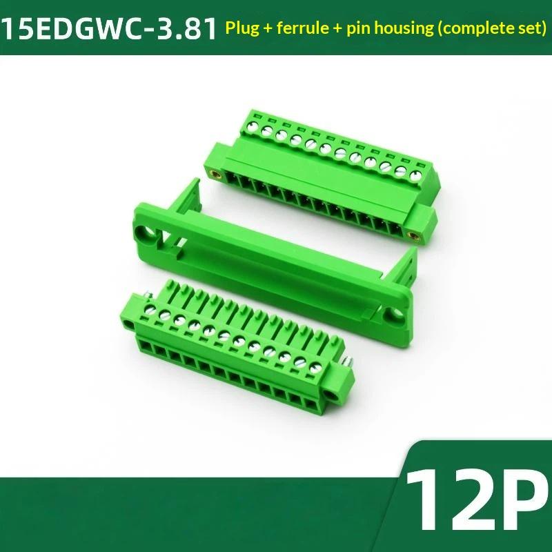 Wanddurchgangspanel-Anschlussklemme 3,81 mm Raster Steckerbares Set für Wohnmobil-Schaltkreis-Upgrade-Reparaturen