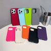 Solid Color Semi-enclosed Frosted Case for IPhone 17 Pro Max, Shockproof Phone Case, Soft Protective Case for Apple 12 Pro