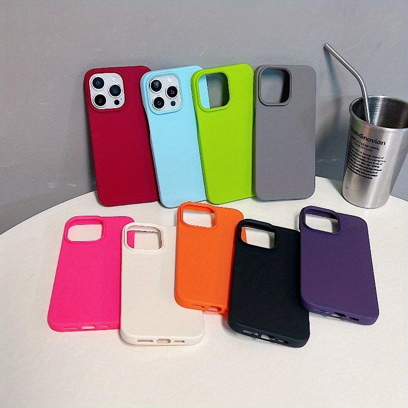 Solid Color Semi-enclosed Frosted Case for IPhone 17 Pro Max, Shockproof Phone Case, Soft Protective Case for Apple 12 Pro