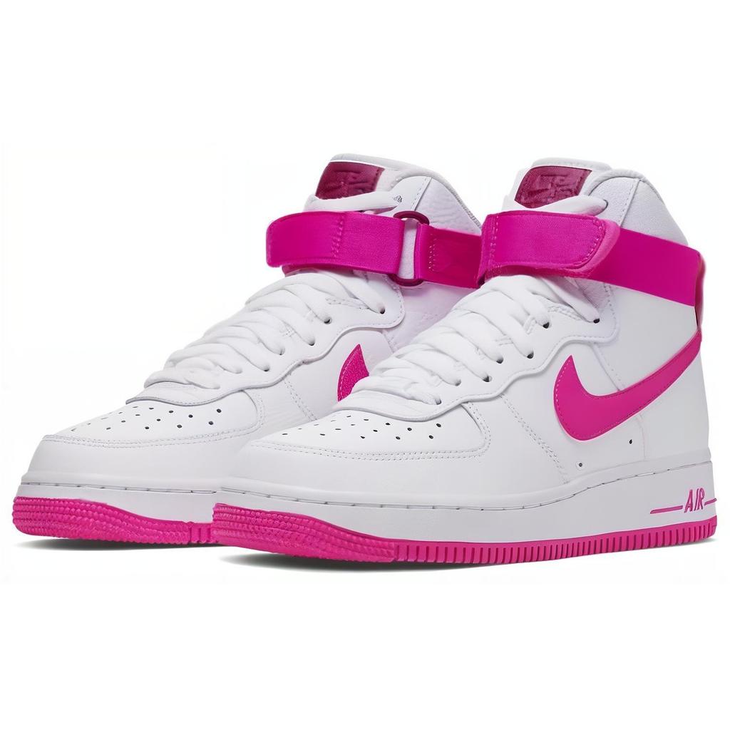 (WMNS) Nike Air Force 1 High 'White Fuchsia' Women's 334031-110