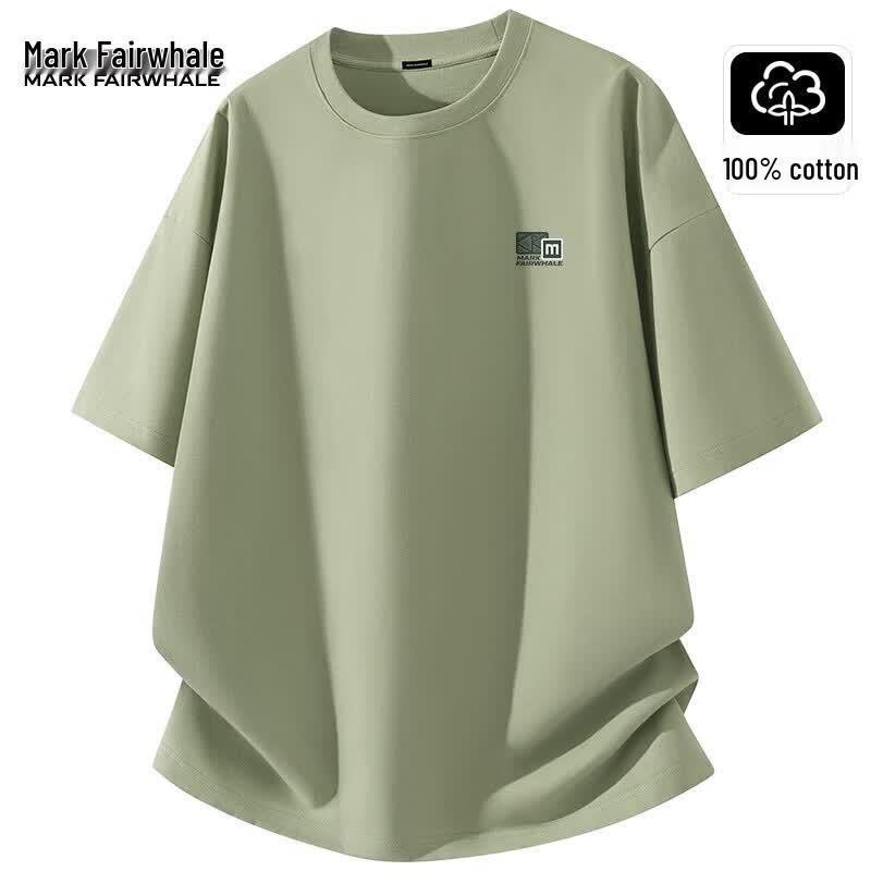 Mark Fairwhale Men s 2026 Summer Loose Cotton T-Shirt XL