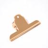 2PCS 5.5*10.3CM Big Size Gold/Rose Gold Clips Paper Clip Clamp for Office Bills Household Kitchen Sealing Supplies