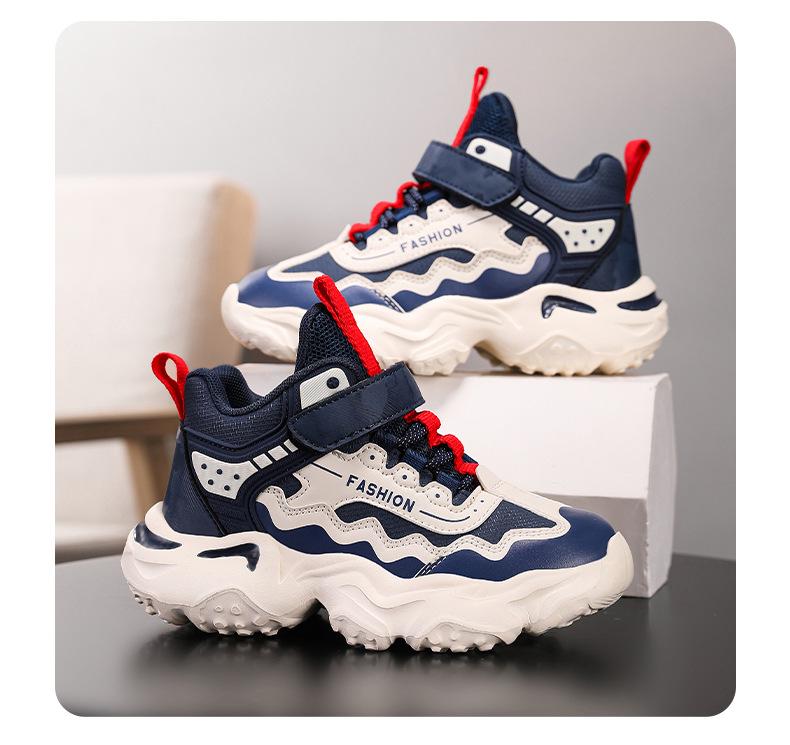 2025 Winter Velvet-Lined Kids' Sports Shoes: Warm, Soft, Casual Shoes for Boys and Girls