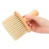Broken Hair Sweep Brush Wooden Handle Haircut Neck Duster Brush For Barber Shop Hairstylist