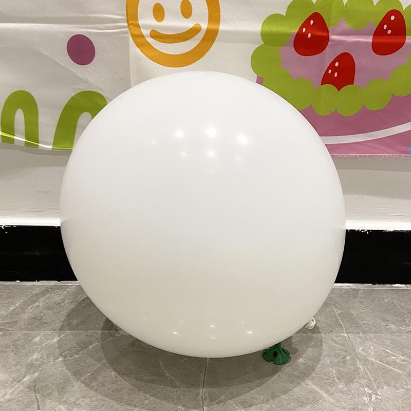 Matte White Latex Balloons - Thick, Pure White, 5" To 18" for Balloon Chains and Decorations