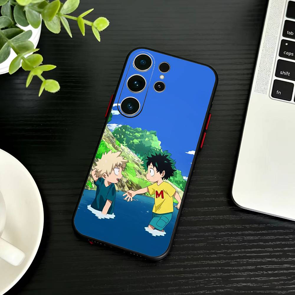 Katsuki Bakugo Hero Academia Phone Case For Samsung S26,S25,S24,S23,S22,S21,S20,Plus,Fe,Lite,Others Black Cover