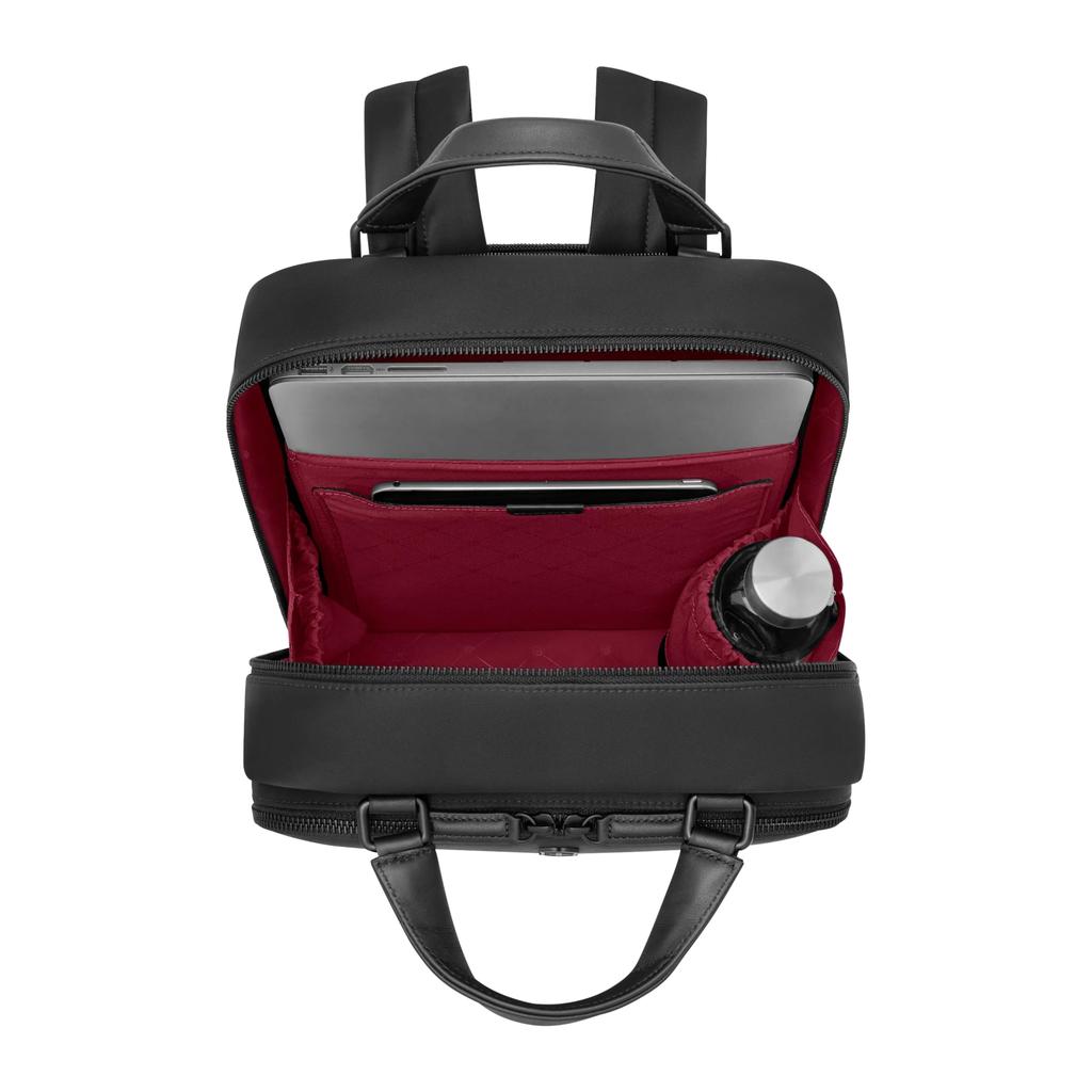 Victorinox Alox Nero Tasche für Perfekt für Pendeln und Business und Passt und A4 18L Schwarzer 2-Wege Rucksack/Tragetasche Herren, Reisen, Schlank, Leicht, Dünn,
