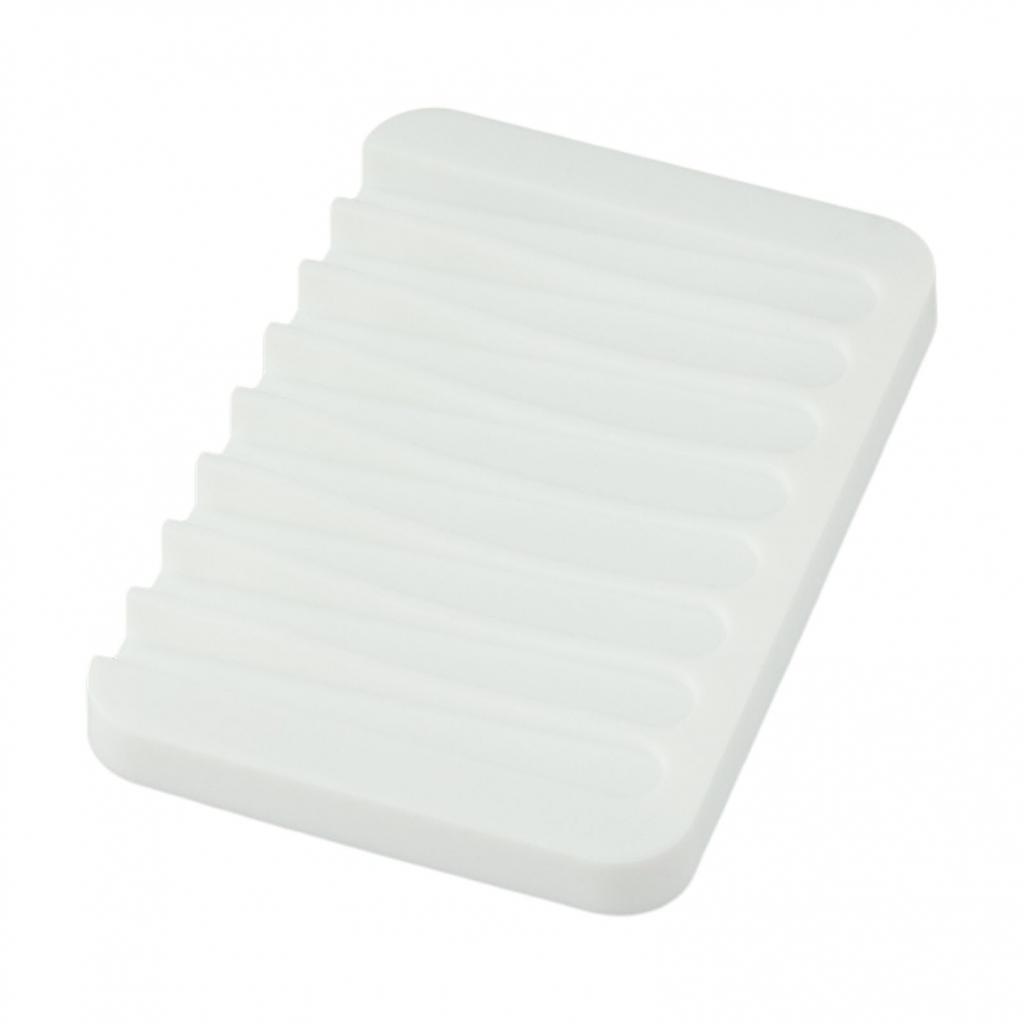 Space Saving Silicone Self Draining Dish for Small Bathrooms