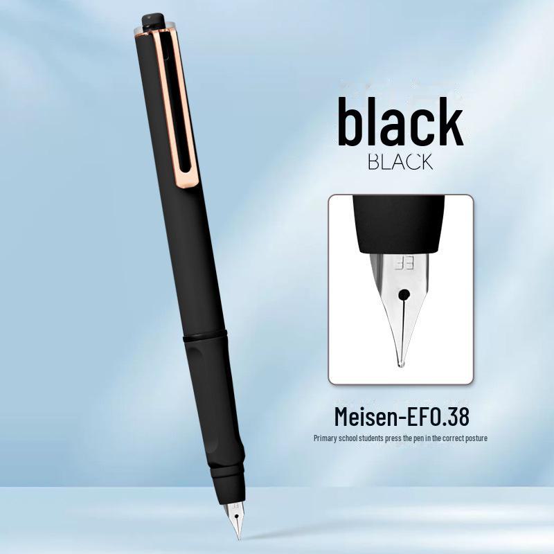 Ergonomischer Schülerstift mit 0,38-mm-Spitze und austauschbarer Tinte: Ideal zum Lernen, für Kalligraphie und Hausaufgaben