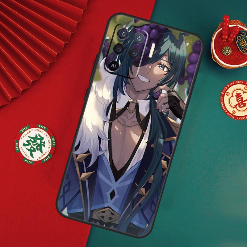 Genshin Impact Kaeya Case For Oppo A6 A5 Pro A15 A18 A38 A58 A78 A98 A54 A74 A94 A17 A57 A80 A60 A40 A16 A76 A96