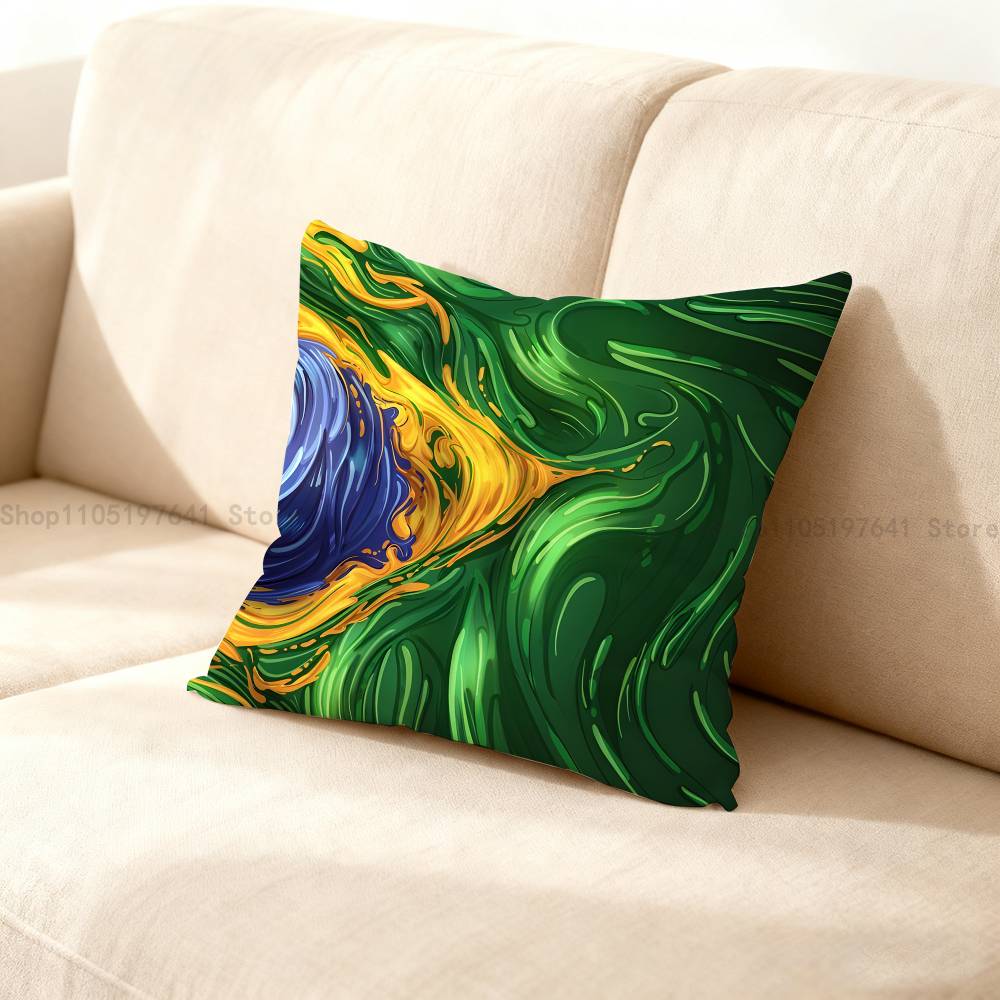 Rio de JaneiroBrasile Anime Celebrità Merchandising Universale Federa Stampata Decorazione Divano Auto Ufficio Stanza Protettore
