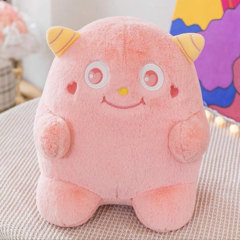 New Soft Heart Little Monster Doll Doll Machine Plush Toy Throw Pillow Birthday Gift Grab Machine Doll