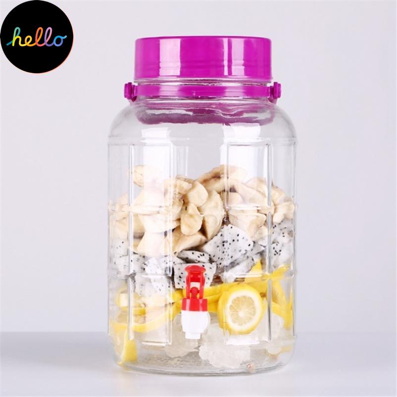Home Supplies DIY Szklany kran z butelką wina Kran z kranem do butelkowania