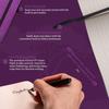 Wild Animals Lined Medium Purple A5 Hardcover Cream 100gsm Paper Bookband Bookmark Included Dingbats - Notebook, Birch, - - Ink-Resistant - Pocket, &