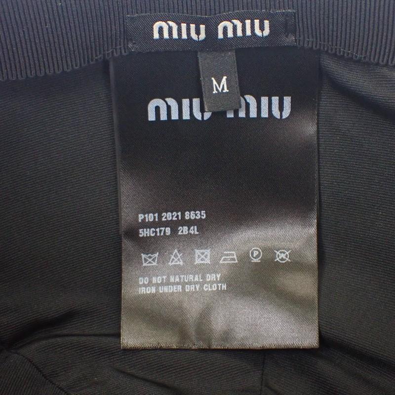 MIUMIU 5HC179 2B4L F0967 cap black silk Women