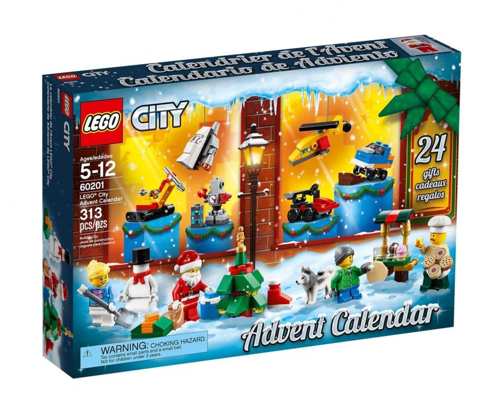 

LEGO City Advent Calendar 60201 2018 Edition Minifigures, Small Building Toy, Christmas Countdown Calendar for Kids (313 Pieces)
