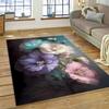 HD Pretty Flower Daisy Rose Chrysanthemum Carpet Rug for Home Living Room Bedroom Sofa Doormat Decor,Kids Area Rug Non-slip Mat