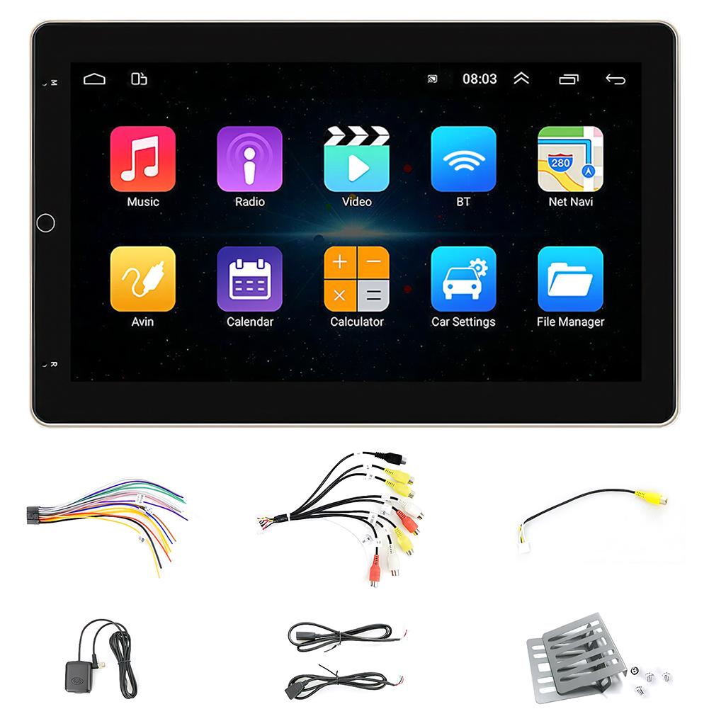 10.1 Inch Double Din Car Stereo Radio Wireless CarPlay Android Auto Multimedia Player with GPS WiFi BT FM Car Radio Android 13