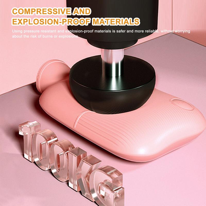 Large hot water bottle 1000ml portable reusable hot water bottle suitable for menstruation to drive away cold and keep warm