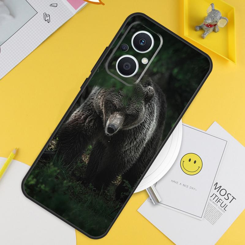 Grizzly Bear For OPPO Reno 8T 11F 12F 13F 14F 7 8 Lite 10 11 12 13 14 Pro OPPO Find X9 X8 X5 X6 Pro Case