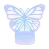 Butterfly LED Night Light Colorful 16 Colors Remote Control 3D Desk Lamp Gift
