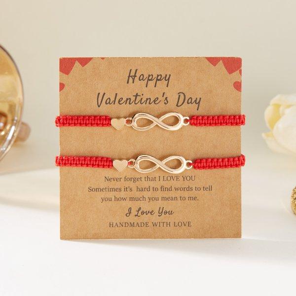 Handmade Lucky Red Thread Couple Bracelet For Women Braided Matching Bracelet Friendship Bangle Gift For Lovers Jewelry